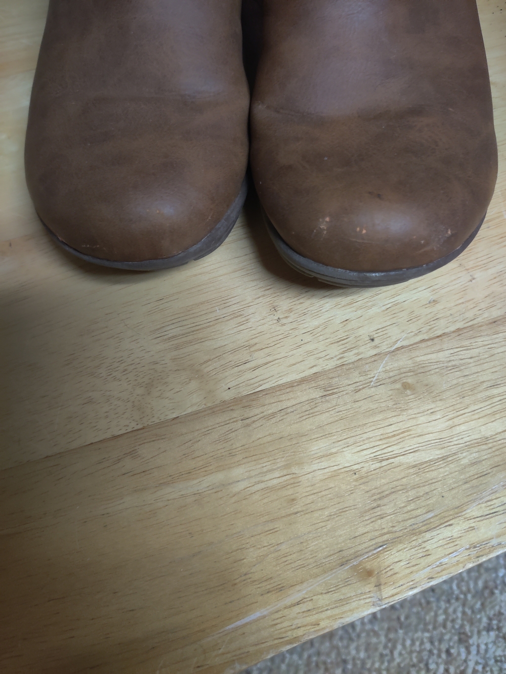 Boc Brown Ankle Booties with Side Buckle - Picture 4 of 9